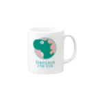 わっとのパステルザウくん Mug :right side of the handle