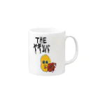 右手リアンうめもと公式のTHEヤキソバ Mug :right side of the handle