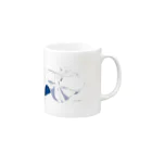 from 南斗六星のBLUE Mug :right side of the handle