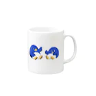 まゐこのぺんぎんたち Mug :right side of the handle