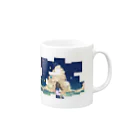 なろ@缶バッジ通販中のあの日君と見た空 Mug :right side of the handle