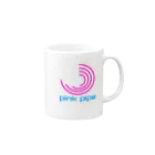 PinkPipeのPINK PIPEロゴマーク Mug :right side of the handle