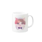 ねこかりんのみけねこのメイドさん Mug :right side of the handle