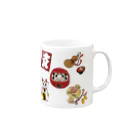 Kmaxshop53の縁起物大集合！ Mug :right side of the handle