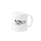 mal_hyuの過労 Mug :right side of the handle