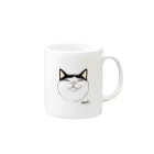 micle-ミクレ-のほほえみ猫　マグカップ（ハチ） Mug :right side of the handle