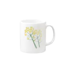 はるはらのお店の菜の花 Mug :right side of the handle