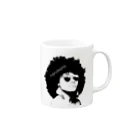 nanimonoのnanimono Afro Mug :right side of the handle