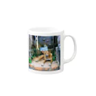 うさぎ村の犬 Mug :right side of the handle