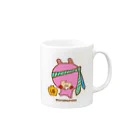 マメ子のほろ酔いハリーくん Mug :right side of the handle