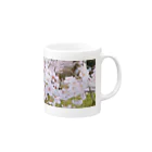 たのしくかいてきに！の桜 Mug :right side of the handle