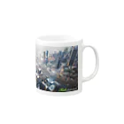 Tabetarinai StoreのCITY - UAEシリーズ Mug :right side of the handle