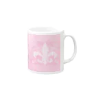 ASTRALUCEのLily Pattern PI Mug :right side of the handle