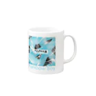 虹色ボーイの虹色ボーイ(Summer) Mug :right side of the handle