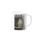 こまのあれこれの眠いんこ Mug :right side of the handle