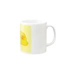 梅昆布のもちょ green&yellow Mug :right side of the handle