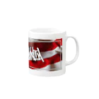 TFuckの外国かぶれ Mug :right side of the handle