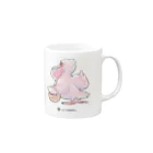 柾のLIVINGMOOL　ペリカン Mug :right side of the handle