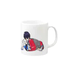 くロひげのたかちゃん Mug :right side of the handle