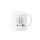 もりやまの消えたイカ イカロス君 Mug :right side of the handle