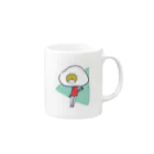 donmiluの目玉焼き少女 Mug :right side of the handle