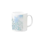 TrueBlueのこじかとネモフィラマグ Mug :right side of the handle