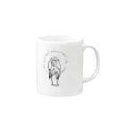 wakameのうろ覚えキリスト Mug :right side of the handle