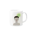 pokusiruのおにいさん Mug :right side of the handle