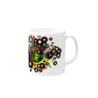 AURA_HYSTERICAのEarth_Music Mug :right side of the handle