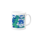 8216vividの紫陽花 Mug :right side of the handle