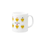 momoのpiyo-sweets Mug :right side of the handle