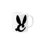 Kohina official shopのcottontailロゴ入りグッズ Mug :right side of the handle