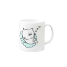 もちのやのねこのモチ Mug :right side of the handle