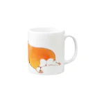 みさきちのコーギー Mug :right side of the handle