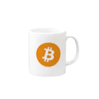 クリプトゥーロゥマートのBitcoin Mug :right side of the handle