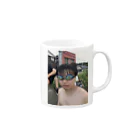 TAKABONのレインボードンキー西山 Mug :right side of the handle