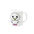 ぽっぽーちゃんのぽっぽーちゃん１ Mug :right side of the handle