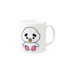 ぽっぽーちゃんのぽっぽーちゃん２ Mug :right side of the handle