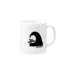 too muchの人間用のBIG WAVE　黒 Mug :right side of the handle