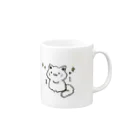 かんぱん屋のもふねこ Mug :right side of the handle