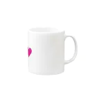 おかしなめがねのheart Mug :right side of the handle