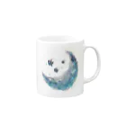 Acabane* ShopのAQUARIUMOON Mug :right side of the handle