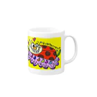 てんとうむしのくつしたのてんとうむしのく Mug :right side of the handle