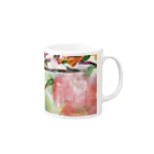 St.SKのFlowers in OZE Mug :right side of the handle