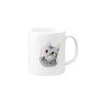 2gawaのねこさん Mug :right side of the handle