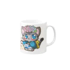 あじさいロコモンのゆかたのロコモン Mug :right side of the handle