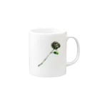 Chatoの呪いの召喚獣シリーズ(黒薔薇1輪) Mug :right side of the handle