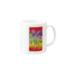 ザリガニのマカロニのRainbow sisters Mug :right side of the handle