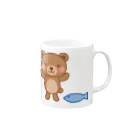 ゆっくまー(YouTube AokiCH)グッズ販売のゆっくまーグッズ Mug :right side of the handle