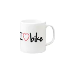 自転車好きの少年 saba7889のI ♡ bike Mug :right side of the handle